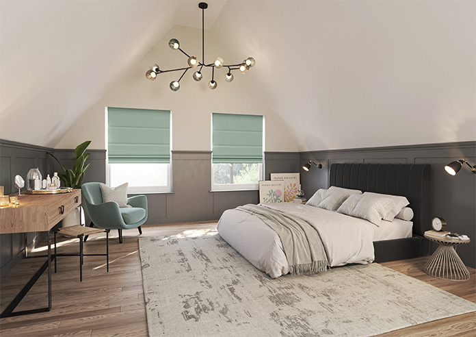 Lyra, Sea Salt - Roman Blind - Image 6
